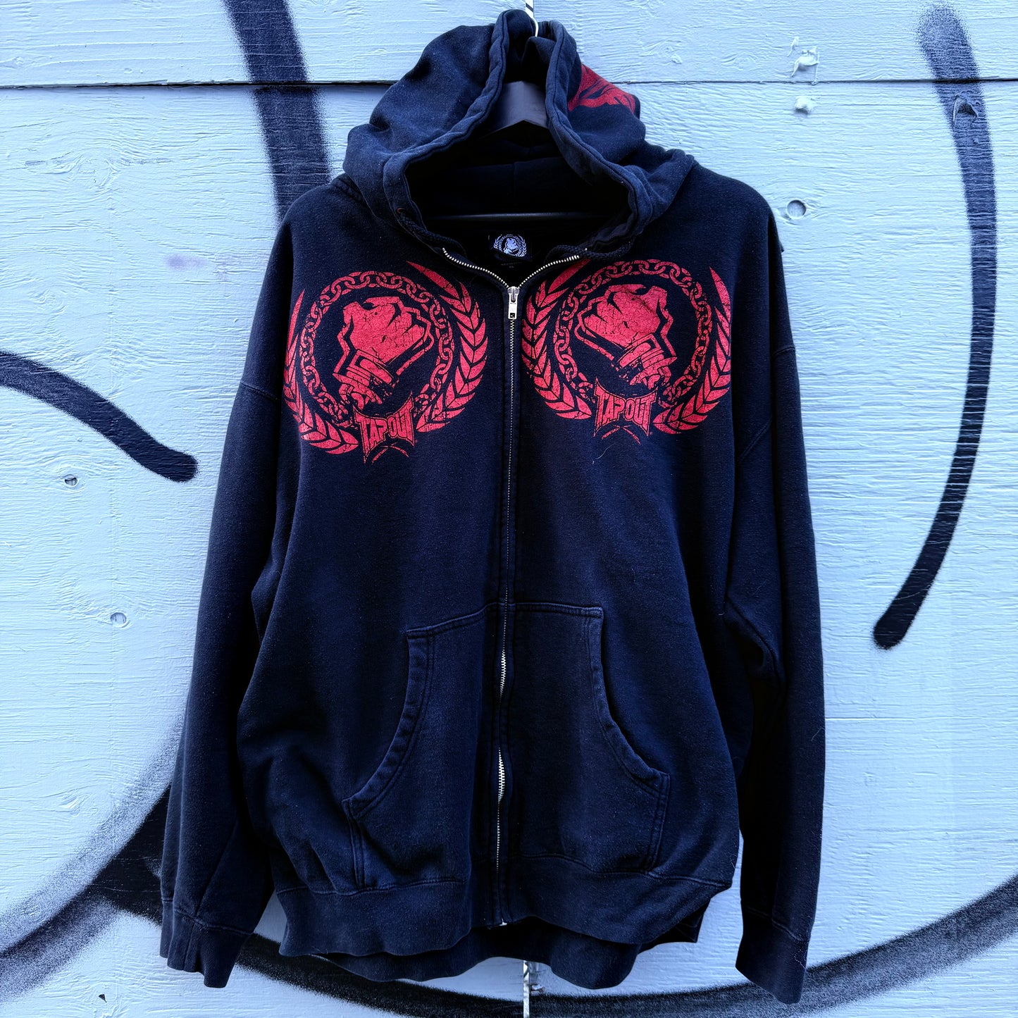 RARE Kimbo Slice Tapout Zip-Up Hoodie - Size XL