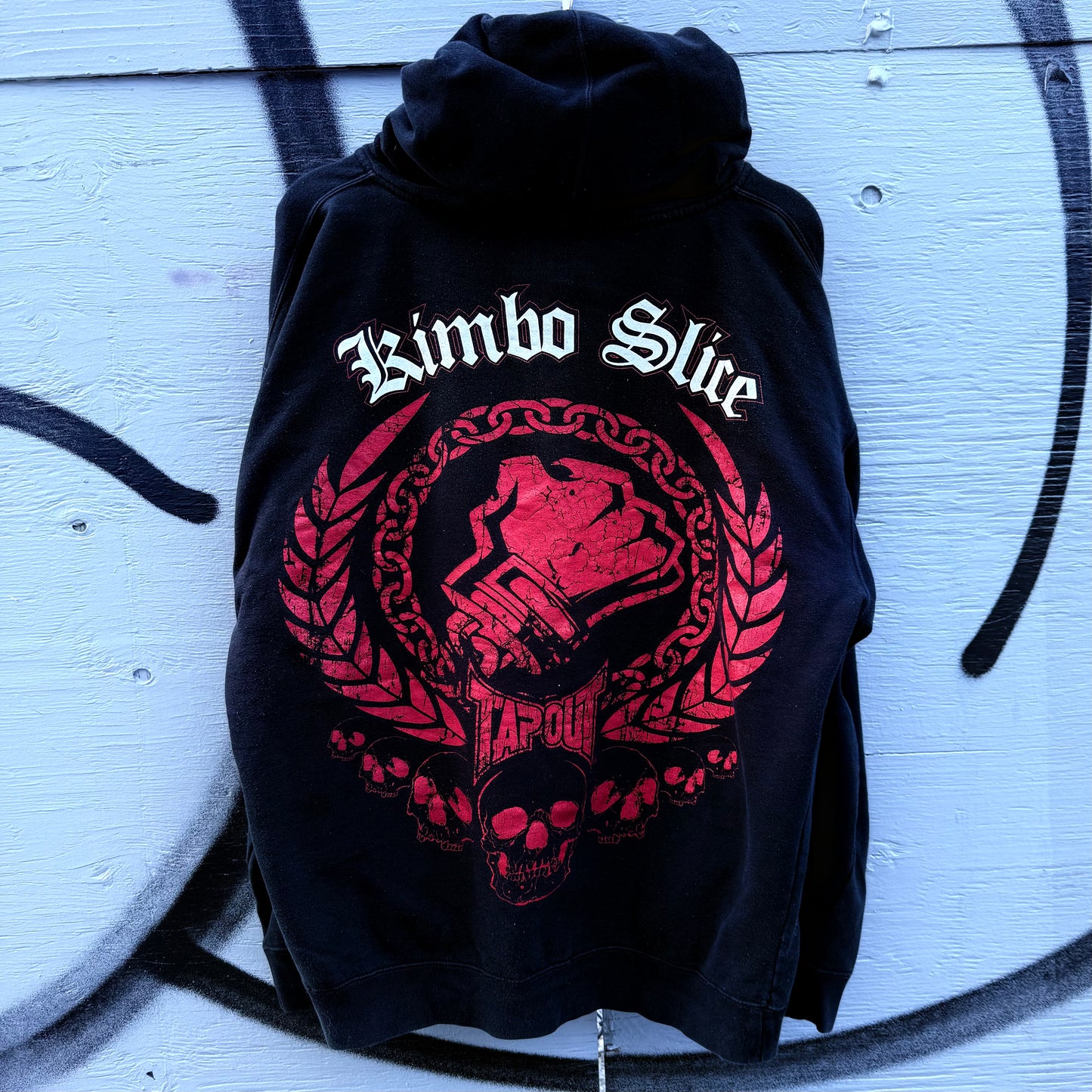 RARE Kimbo Slice Tapout Zip-Up Hoodie - Size XL