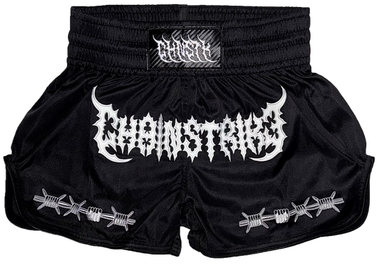 BARBED WIRE MUAY THAI SHORTS 2.0