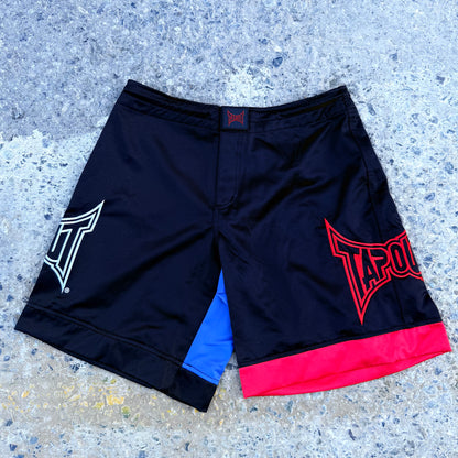 Tapout Fight Shorts – BLOODY BLACK AND BLUE