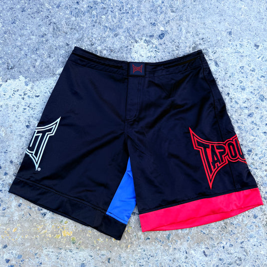 Tapout Fight Shorts – BLOODY BLACK AND BLUE